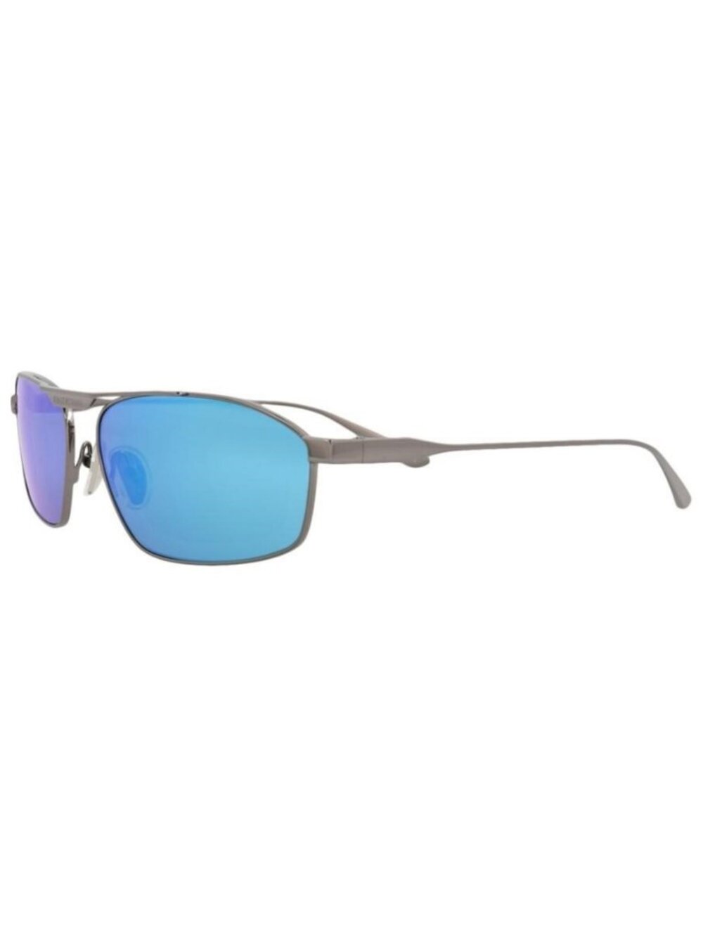 New Balenciaga Mens Aviator Ruthenium Ruthenium Blue Fashion Designer Sunglasses